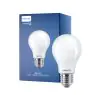 Philips Master LED E27 Pear Filament Frosted 7.2W 1055lm - 922-927 Dim To Warm | Best Colour Rendering - Dimmable - Replaces 75W