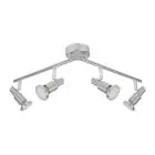 Ledvance LED Spot GU10 Aluminium 4x 3W - 827 Extra Warm White 