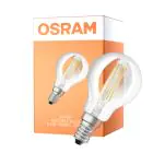 Osram Classic LED E14 Ball Filament Clear 5.5W 806lm - 827 Extra Warm White | Dimmable - Replaces 60W