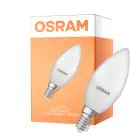 Osram LED Star Classic E14 Candle Frosted 7.5W 806lm - 840 Cool White | Replaces 60W