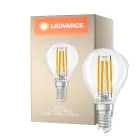 Ledvance Classic LED E14 Pear Filament Clear 3.4W 470lm - 827 Extra Warm White | Dimmable - Replaces 40W