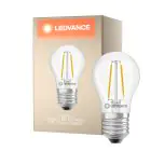 Ledvance Classic LED E27 Pear Filament Clear 1W 136lm - 827 Extra Warm White | Replaces 15W