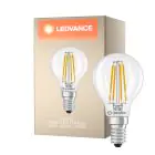 Ledvance Classic LED E14 Pear Filament Clear 3.4W 470lm - 827 Extra Warm White | Replaces 40W