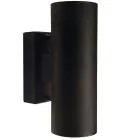 Nordlux Tin Wall Light Metal Black Up & Down | Suitable for 2x GU10