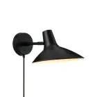 DFTP by Nordlux Darci Short Wall Light Metal Black | Suitable for E14