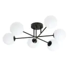 Emibig Ceiling Light Roma Steel Black | Suitable for 6x E14 - Max 10W
