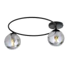 Emibig Ceiling Light Sopra Steel Black | Suitable for 2x E14 - Max 10W