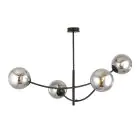 Emibig Ceiling Light Hunter Steel Black | Suitable for 4x E14 - Max 10W