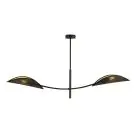 Emibig Ceiling Light Lotus Steel Black | Suitable for 2x E14 - Max 10W
