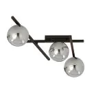 Emibig Ceiling Light Smart Steel Black | Suitable for 3x E14 - Max 10W