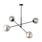 Emibig Pendant Linear Steel Black | Suitable for 4x E14 - Max 10W