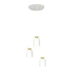 Emibig Pendant Target Steel White | Suitable for 3x E27 - Max 15W