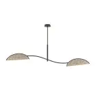 Emibig Ceiling Light Lotus Steel Black | Suitable for 2x E14 - Max 10W