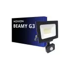 Noxion LED Floodlight Beamy G3 30W 3300lm 110D - 840 Cool White | IP44 - Motion and Light Sensor - Symmetrical