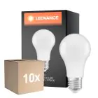 Multipack 10x Ledvance Classic LED E27 Pear Frosted 8.5W 806lm - 827 Extra Warm White | Replaces 60W