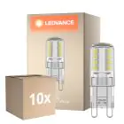 Multipack 10x Ledvance Performance LED Capsule Clear G9 2.6W 320lm - 827 Extra Warm White | Replaces 30W