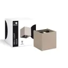 D'Lite Wall Light Nova Aluminium Beige Up & Down 4.9W 480lm - 830 Warm White | IP54 - Adjustable Beam Angle