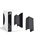 D'Lite Wall Light Aurora Aluminium Black Up & Down 6.5W 500lm - 830-840 CCT | IP54