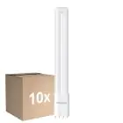 Multipack 10x Noxion Lucent PL-L LED 11.9W 1450lm - 830 Warm White | 4-Pin - Replaces 24W