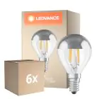 Multipack 6x Osram Classic LED E14 Ball Filament Clear 4W 350lm - 827 Extra Warm White | Replaces 31W