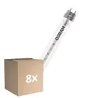 Multipack 8x Osram LED Tube T8 Fluora (EM/Mains) Standard Output 18.3W 1450lm - 825 Extra Warm White | 150cm - Replaces 58W