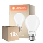 Multipack 10x Ledvance Classic LED B22 Pear Frosted 5.9W 806lm - 827 Extra Warm White | Replaces 60W