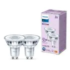 Multipack 2x Philips LED Spot GU10 PAR16 5W 390lm 36D - 840 Cool White