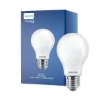 Philips Master LED E27 Pear Filament Frosted 3.4W 470lm - 922-927 Dim To Warm | Best Colour Rendering - Dimmable - Replaces 40W