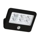 Eglo Wall Light Gavello Black 840 Cool White | IP54 - Motion Sensor