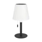 Eglo Table Lamp Montapalma Steel Black 2W 190lm - 830 Warm White | IP54 - Dimmable - USB-C