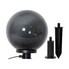 Eglo Spike Light Monterollo Smoke Black | IP44 - Suitable for 1x E27