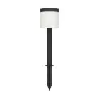 Eglo Spike Light Pantete Solar Black 7W 830lm - 830 Warm White | IP65 - Motion Sensor