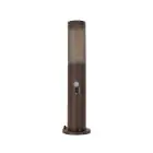 Eglo Pedestal Lamp Helsinki Stainless Steel Brown | IP65 - Suitable for 1x E27 - Motion Sensor