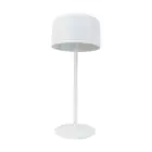Eglo Table Lamp Roccanova Steel White 2W 270lm - 830 Warm White | IP44 - Touch Dimmable - USB-C