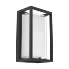 Eglo Wall Light Genovese Aluminium Black 10W 1050lm - 865 Daylight | IP65